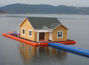 水上房屋浮筒--水面住宅的浮力基座